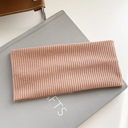 Ribbed wide loop headband