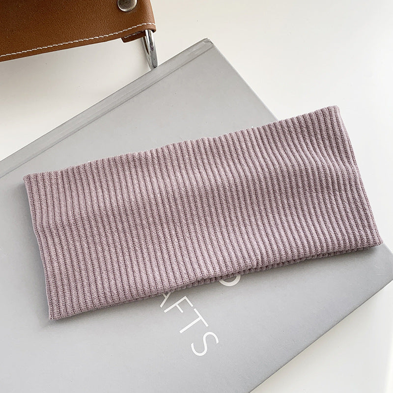 Ribbed wide loop headband
