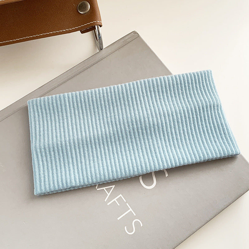 Ribbed wide loop headband