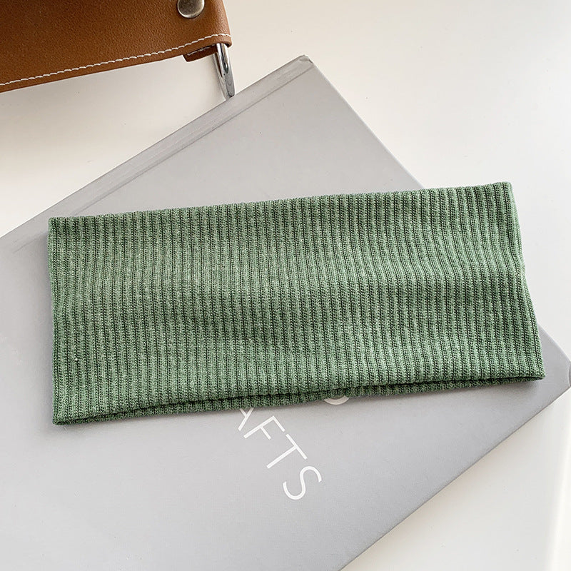 Ribbed wide loop headband