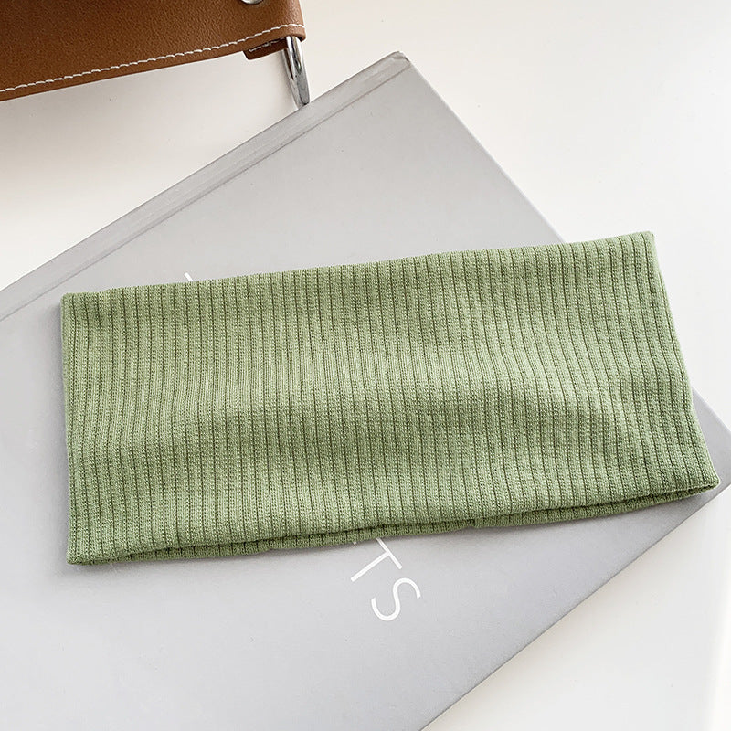 Ribbed wide loop headband