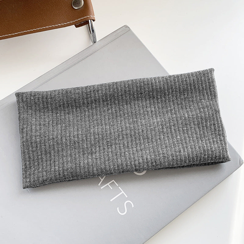 Ribbed wide loop headband
