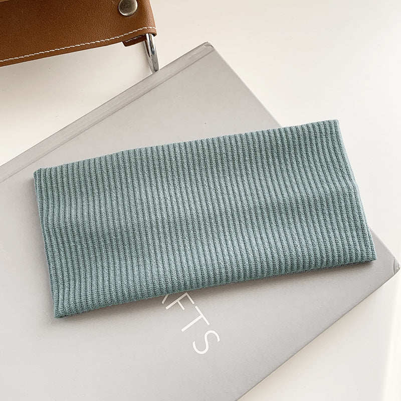 Ribbed wide loop headband