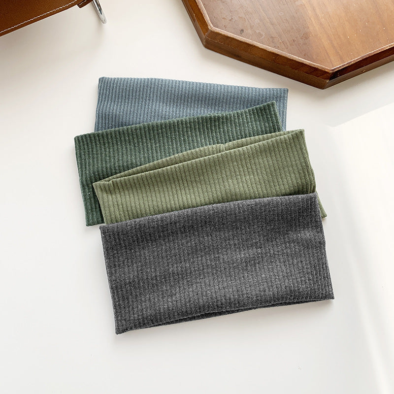 Ribbed wide loop headband