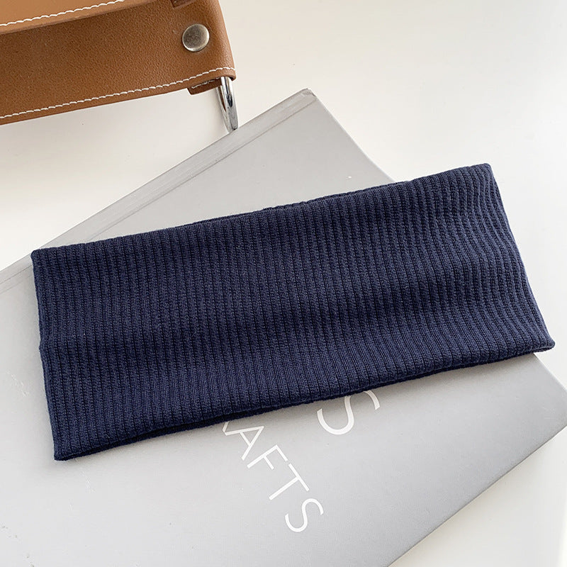 Ribbed wide loop headband