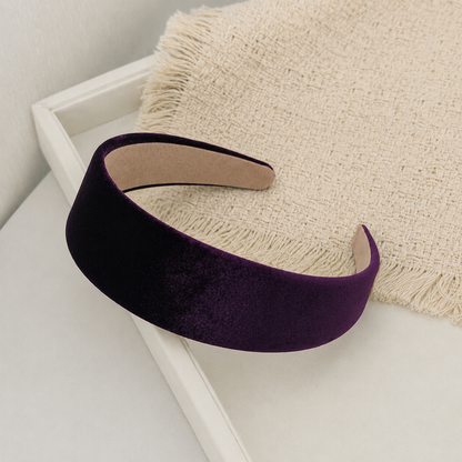 4cm velvet headband