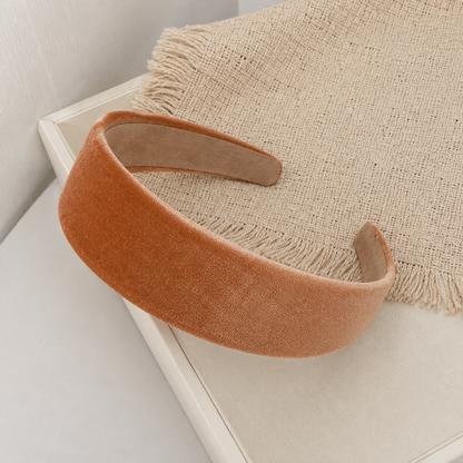 4cm velvet headband