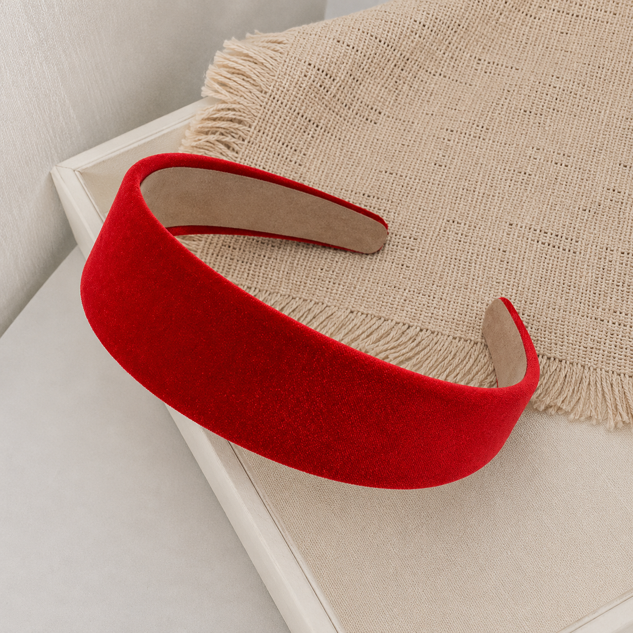 4cm velvet headband
