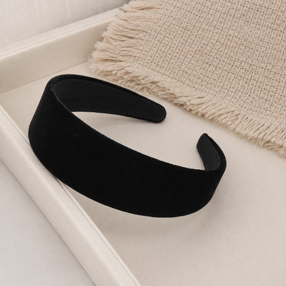 4cm velvet headband