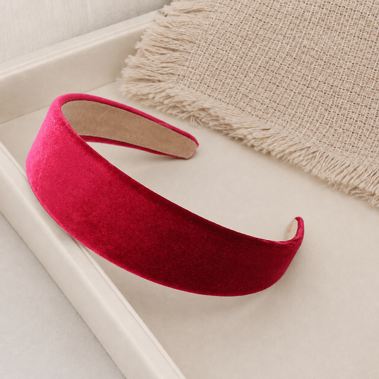 4cm velvet headband