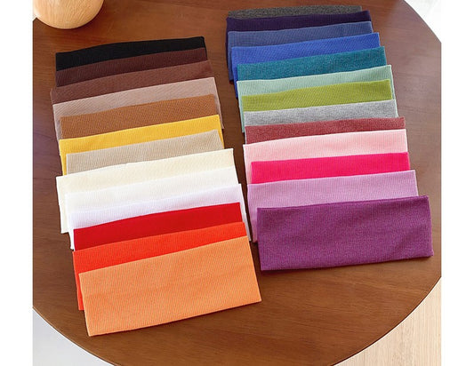 Ribbed stretchy loop headband