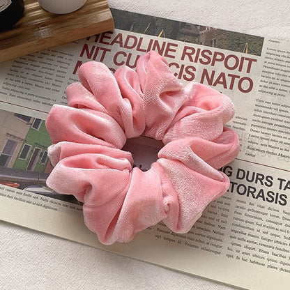 Velvet scrunchies