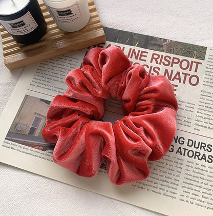 Velvet scrunchies