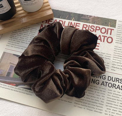 Velvet scrunchies
