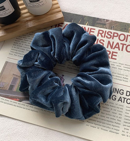 Velvet scrunchies
