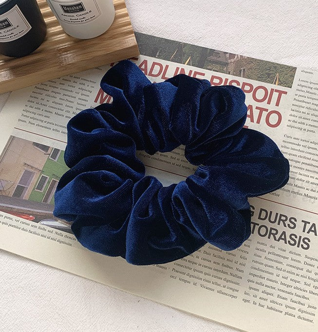 Velvet scrunchies