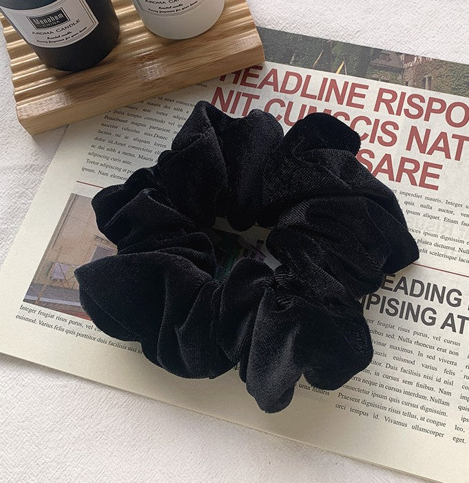 Velvet scrunchies