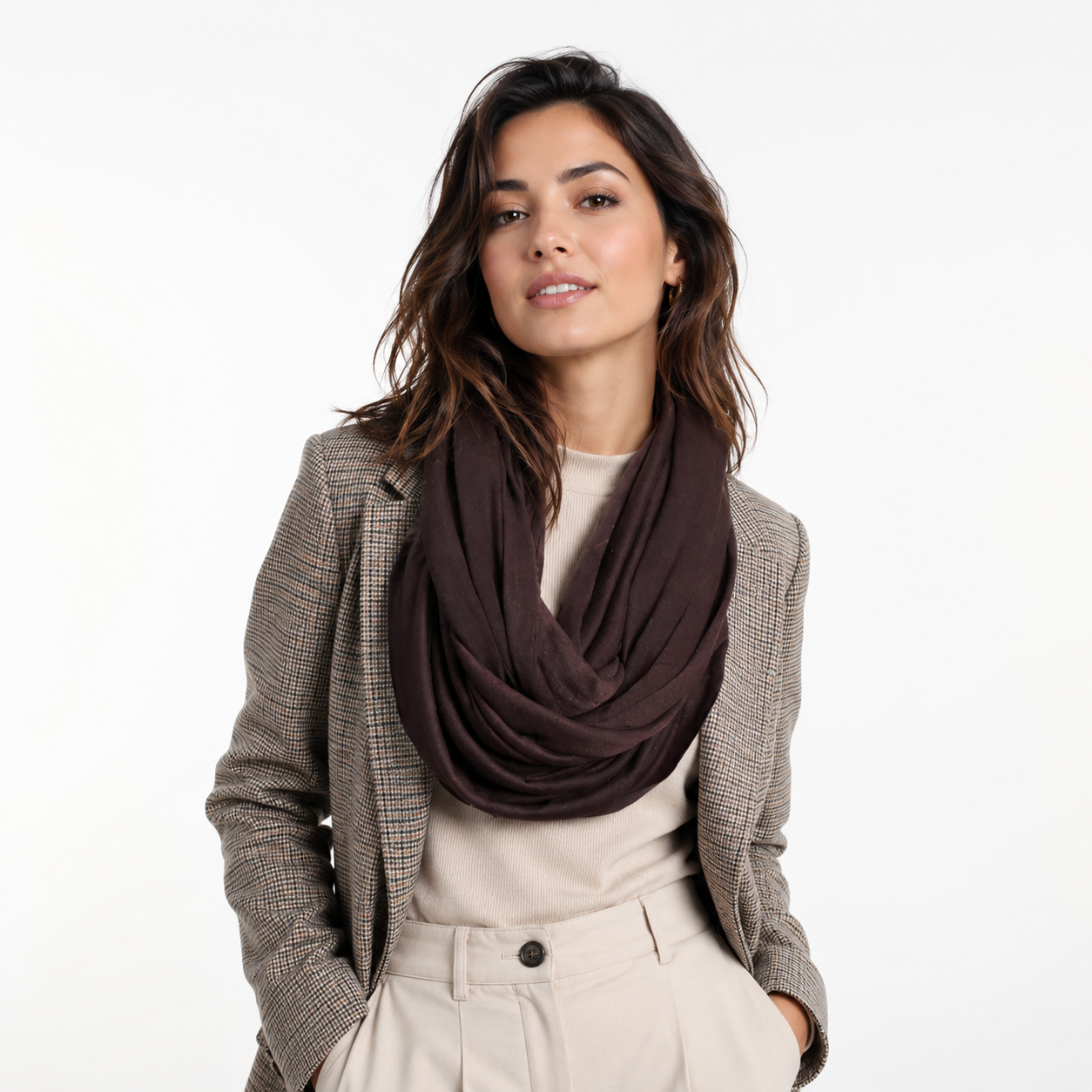 Seamless infinity scarf