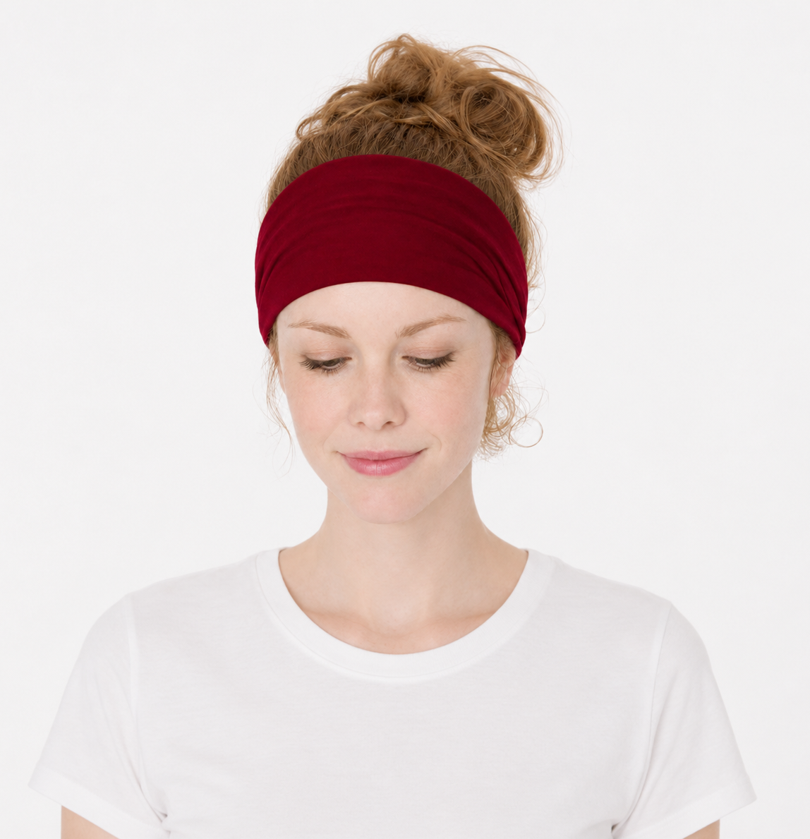 Double layer bandanna headband