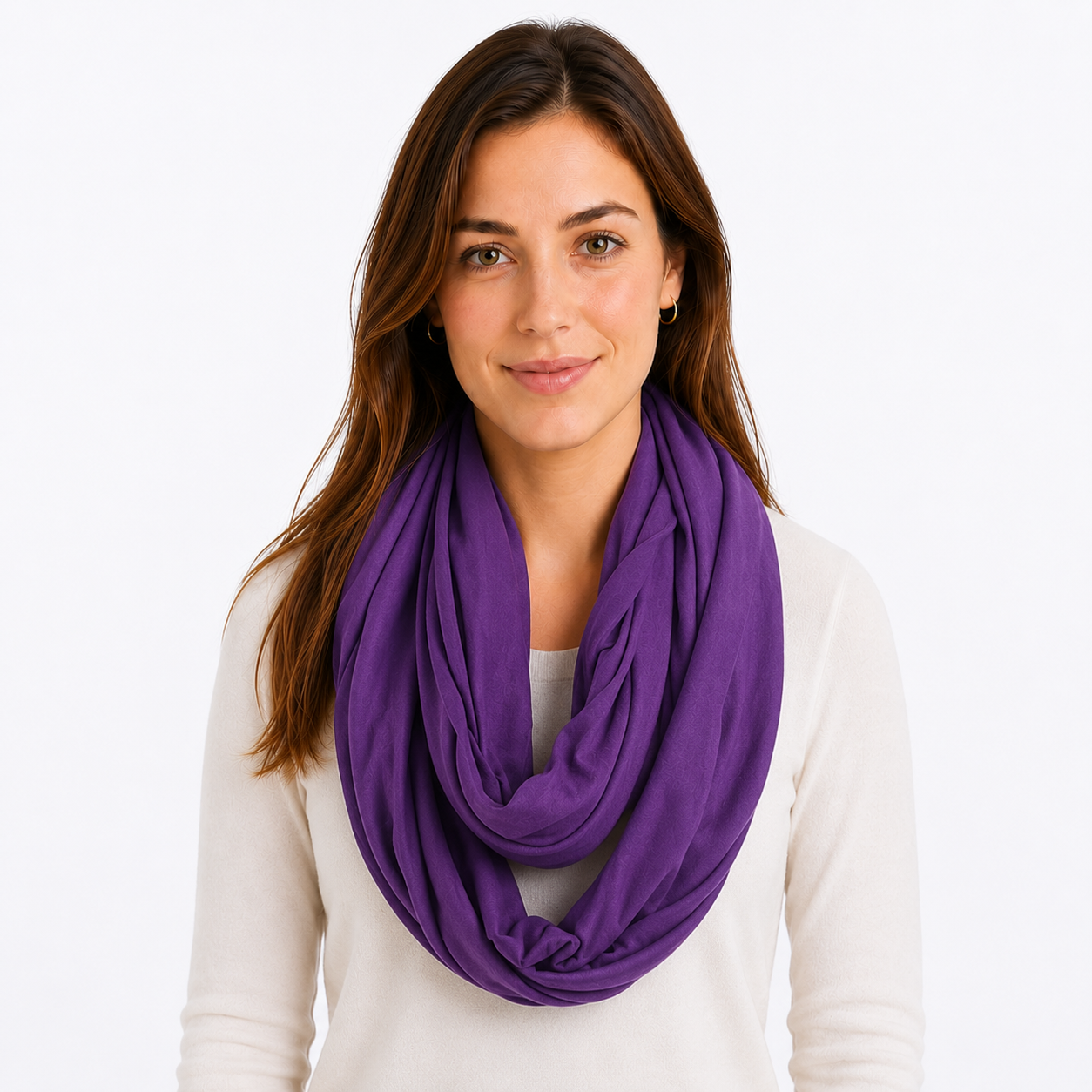Seamless infinity scarf