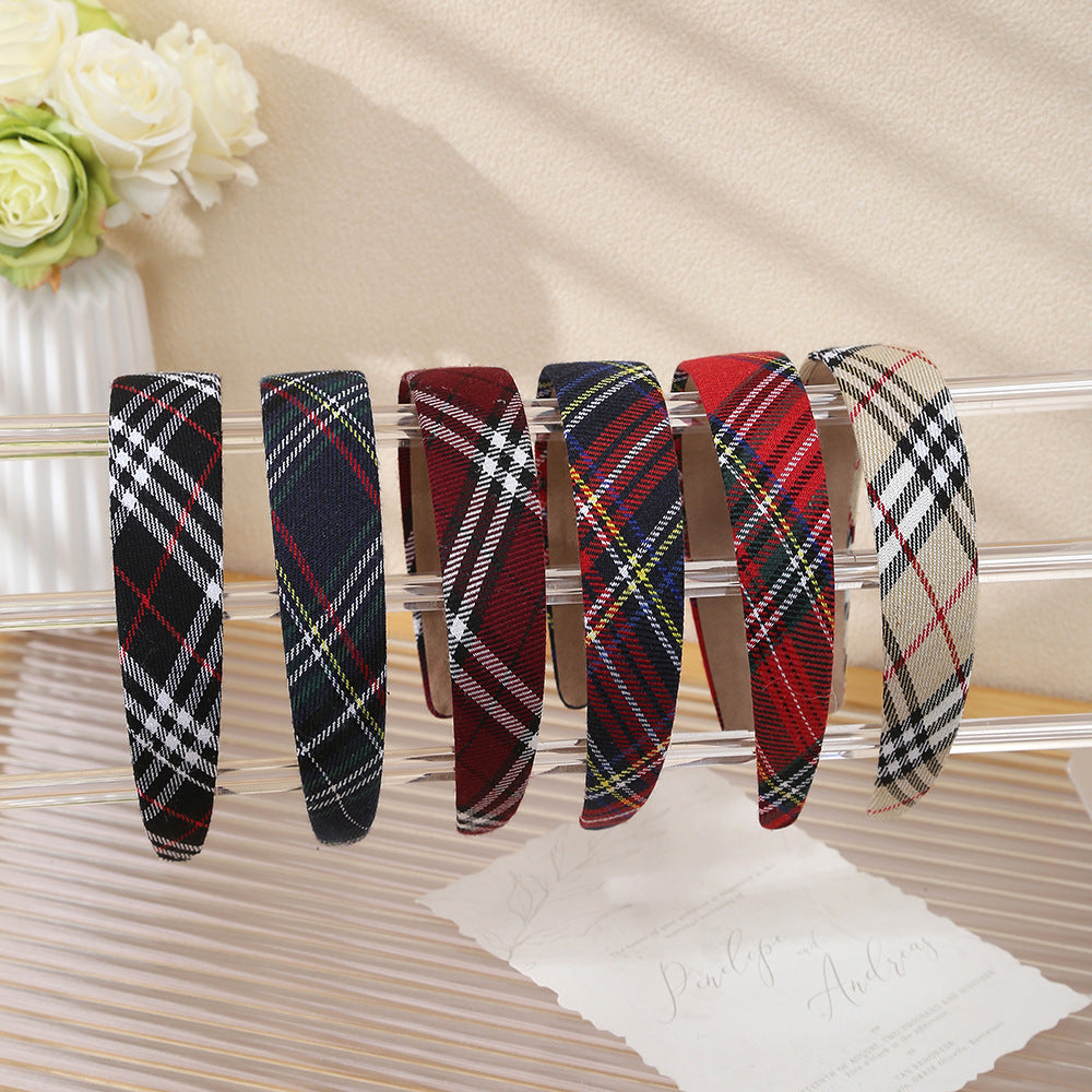 Scotch plaids headband