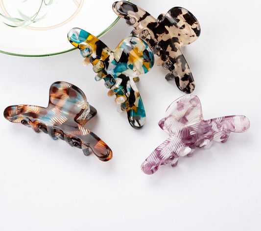 Resin mini hair claw