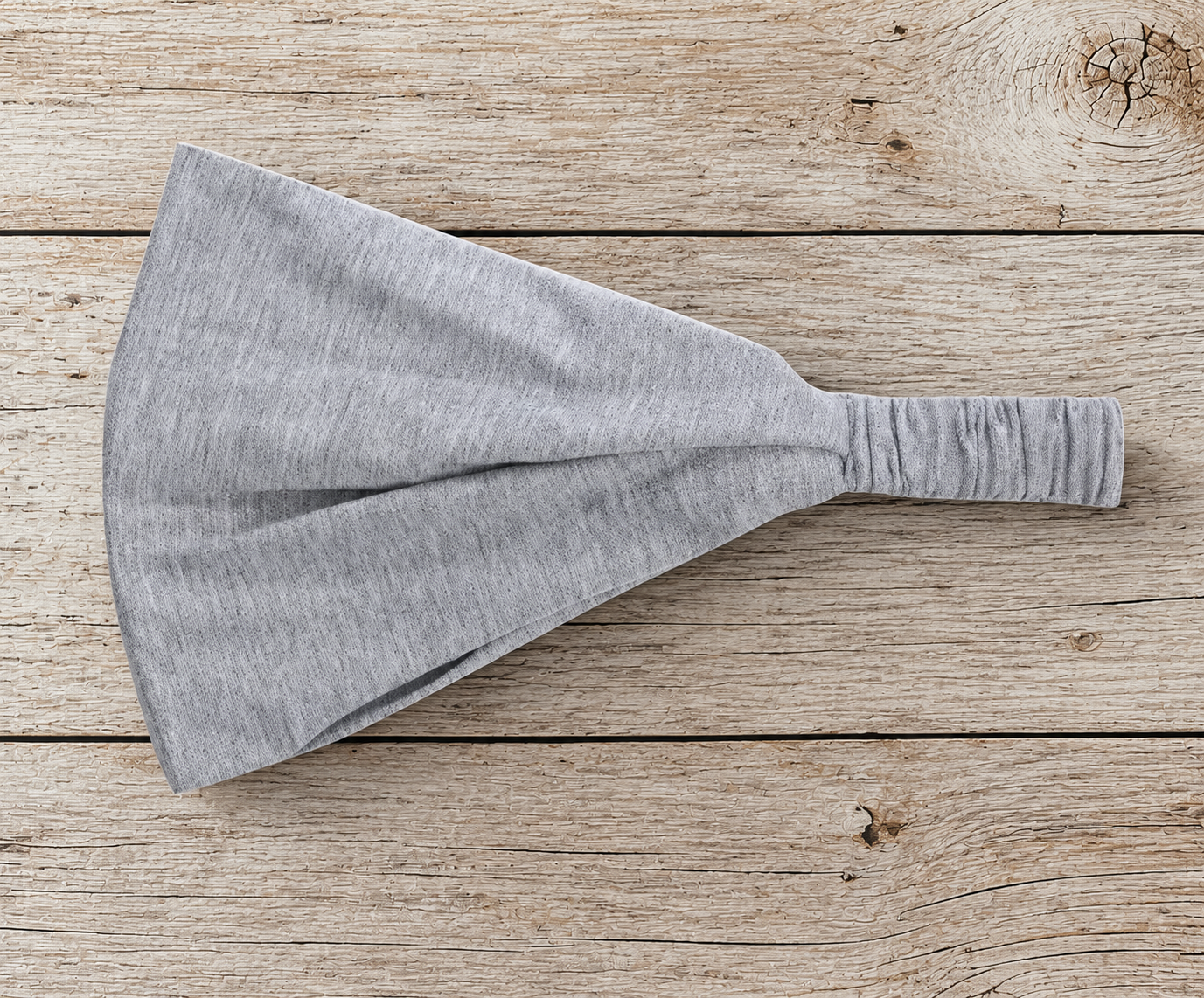 Double layer bandanna headband