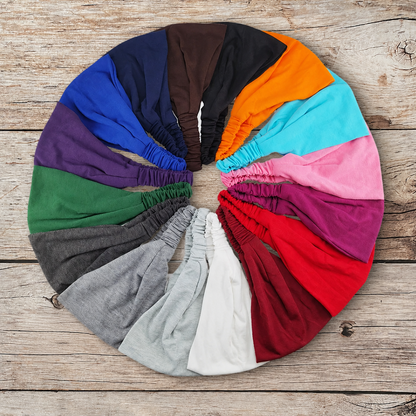 Double layer bandanna headband
