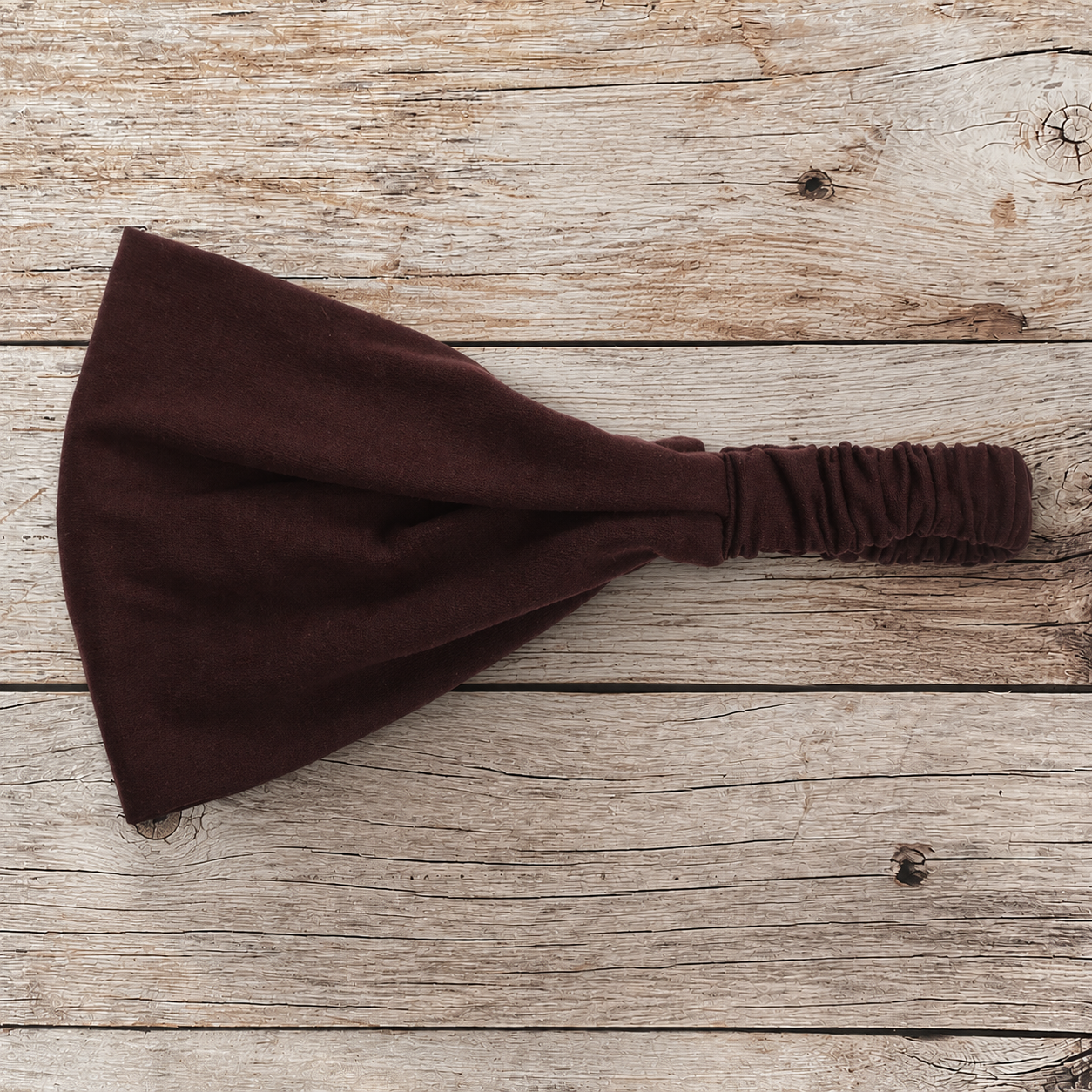 Double layer bandanna headband