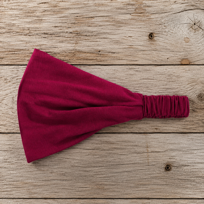 Double layer bandanna headband