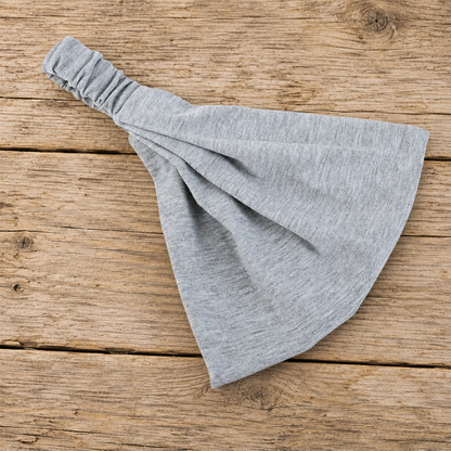 Extra-wide bandanna headband