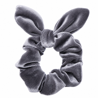 Velvet scrunchies with bow