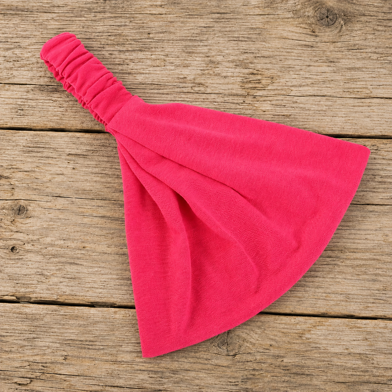 Extra-wide bandanna headband