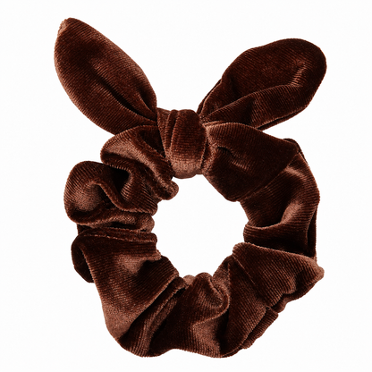 Velvet scrunchies with bow
