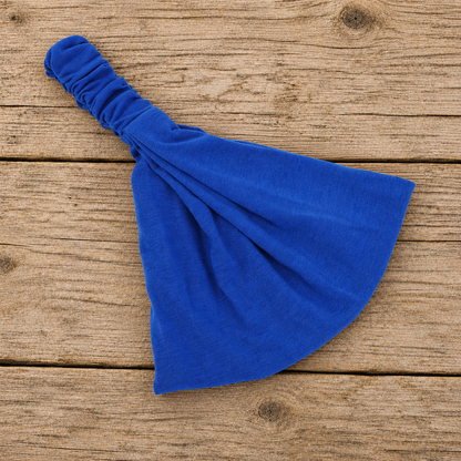 Extra-wide bandanna headband