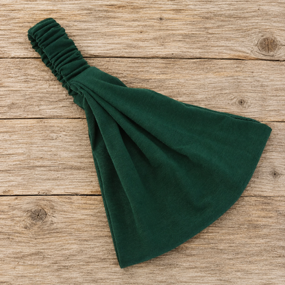 Extra-wide bandanna headband