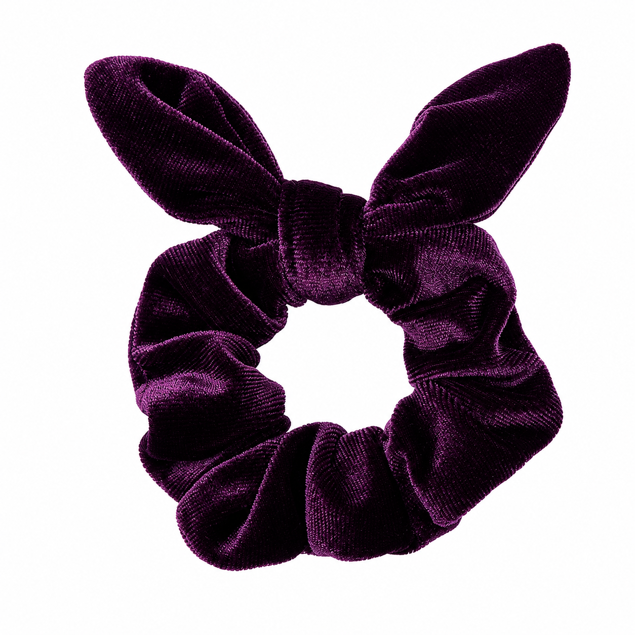 Velvet scrunchies with bow