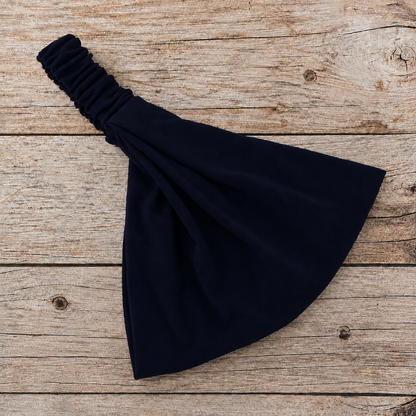 Extra-wide bandanna headband