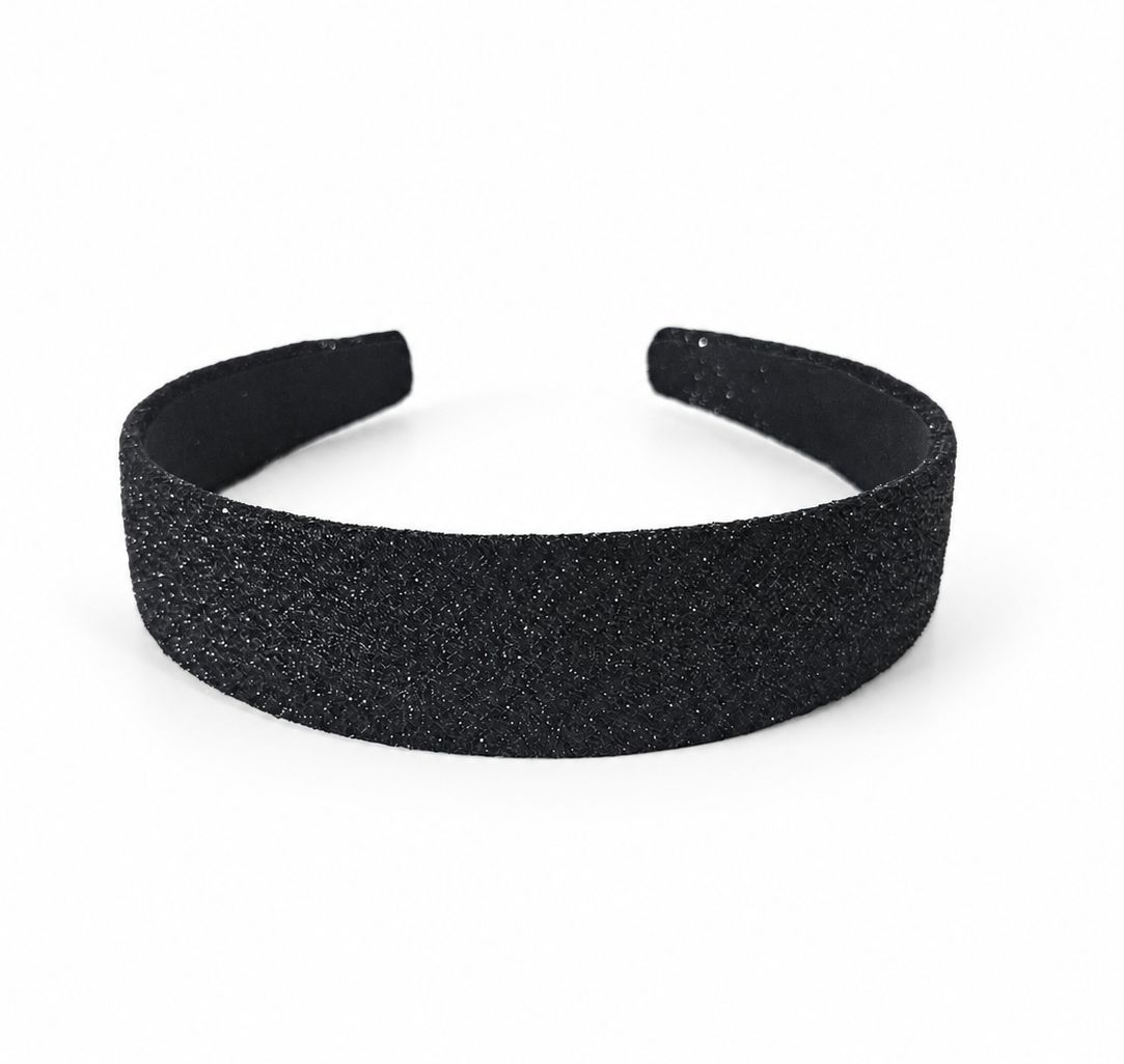 3cm headband with glitters