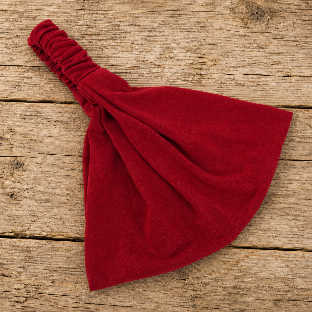 Extra-wide bandanna headband