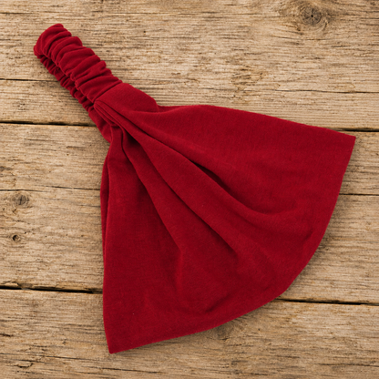 Extra-wide bandanna headband