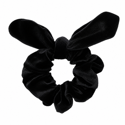 Velvet scrunchies with bow