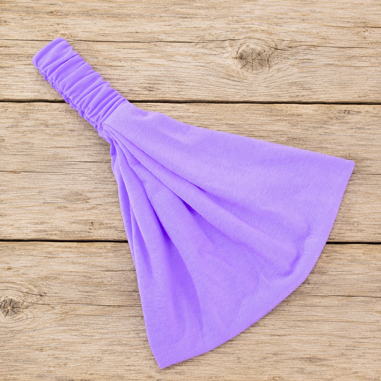 Extra-wide bandanna headband