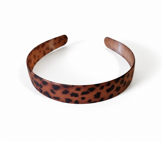 Black brown acrylic headband