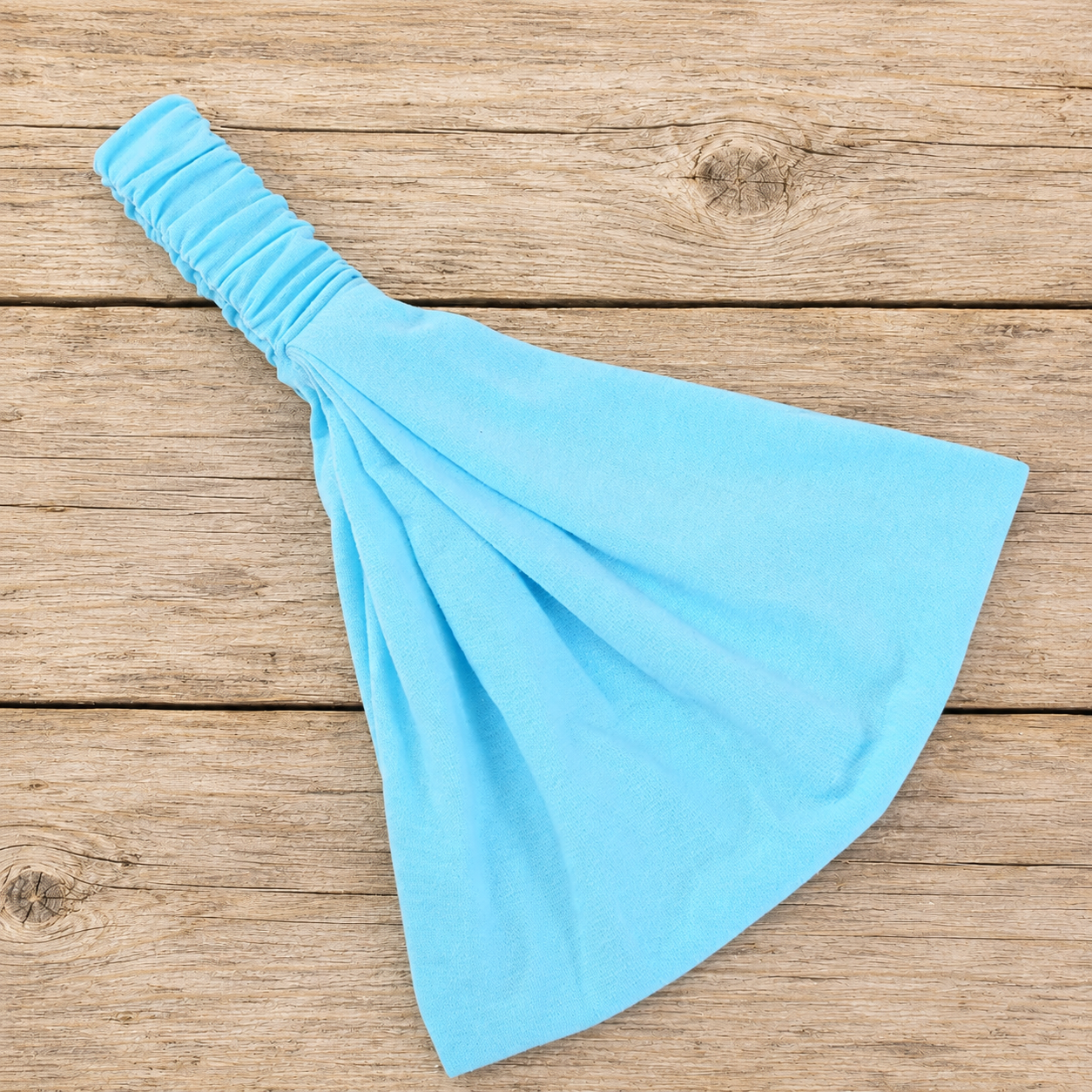 Extra-wide bandanna headband