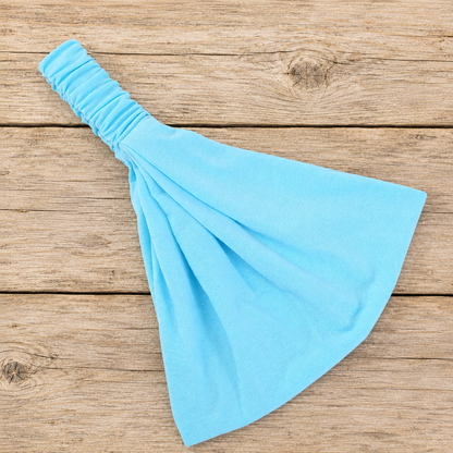 Extra-wide bandanna headband