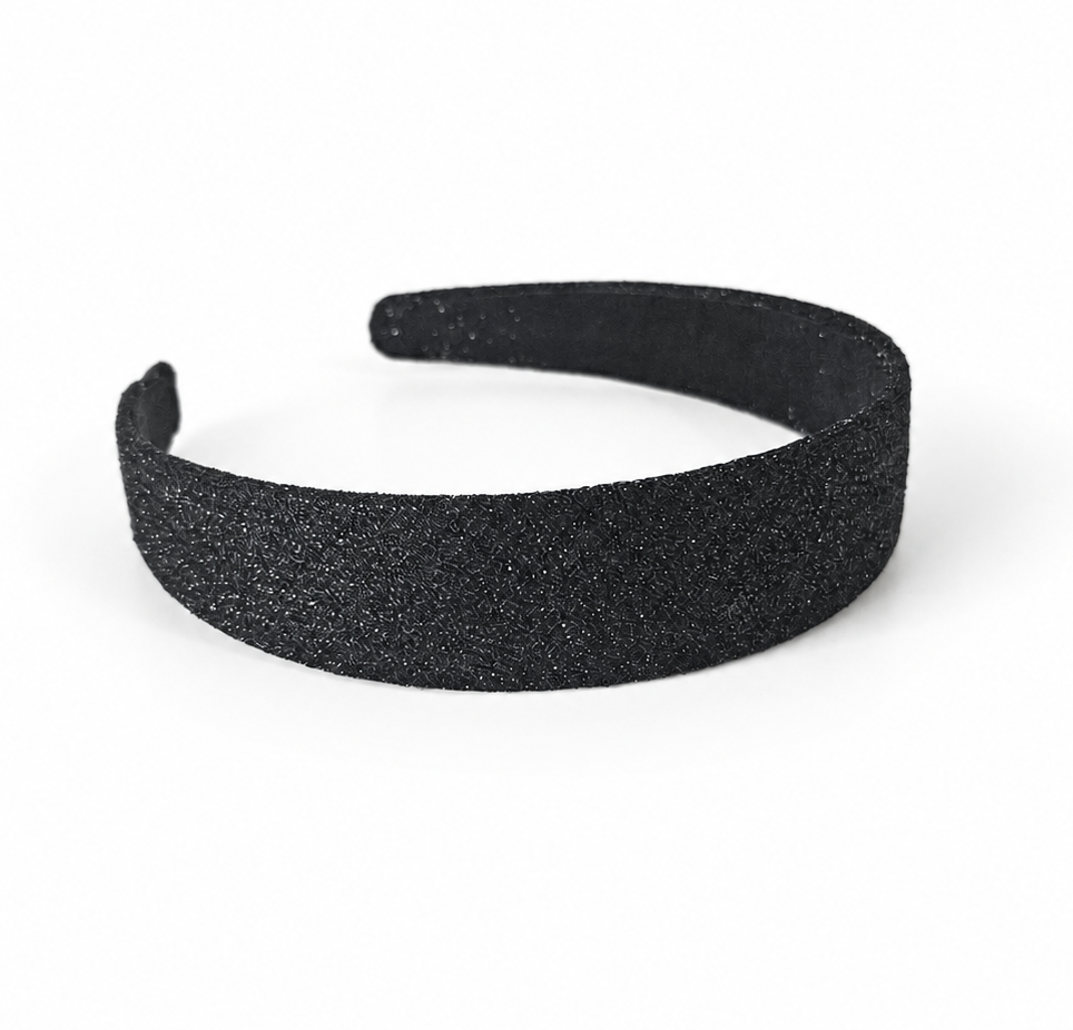 3cm headband with glitters