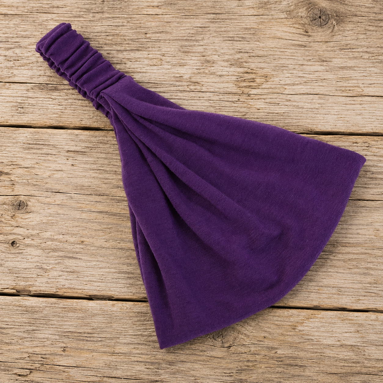 Extra-wide bandanna headband