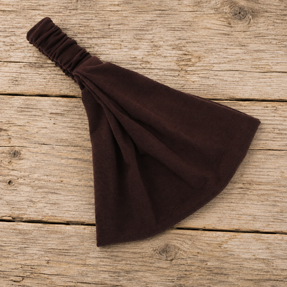 Extra-wide bandanna headband