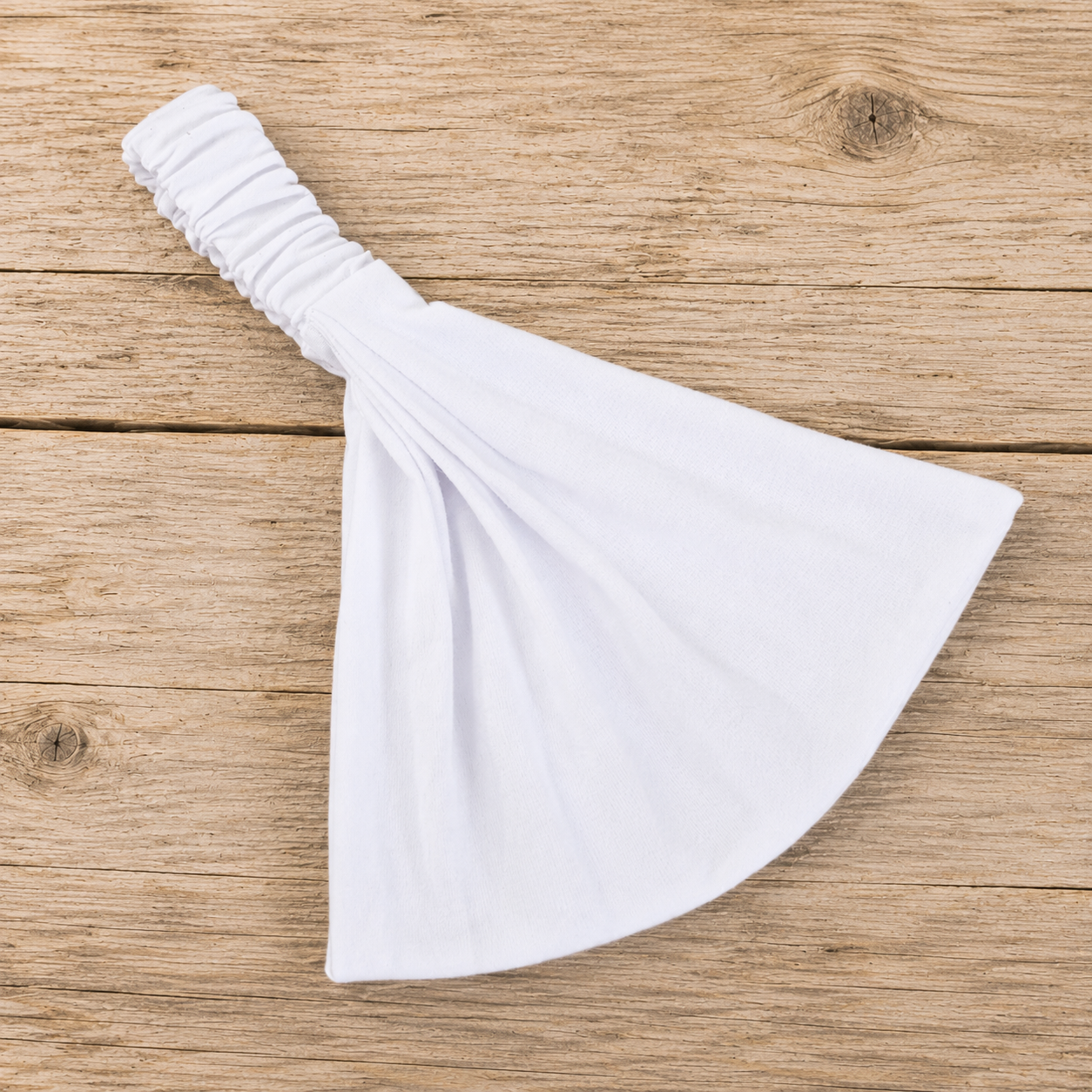 Extra-wide bandanna headband
